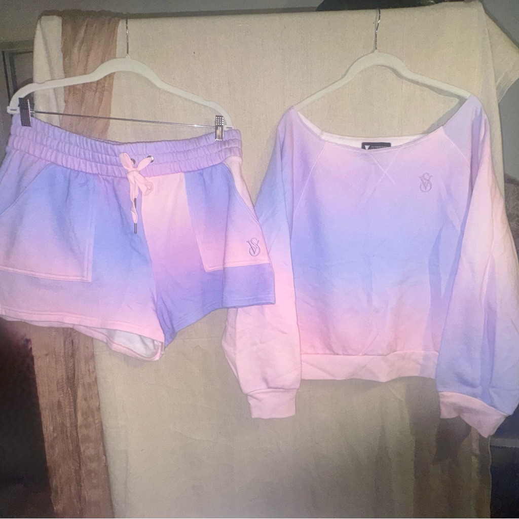 Victoria's Secret Purple Pink Lounge Set- Nwot